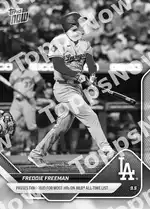Freddie Freeman - 2025 MLB Topps NOW® - Card 659 - PR: 1289 2025 Topps NOW #659 カード情報