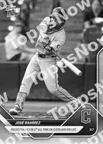 José Ramírez 2025 Topps NOW #671 カード情報