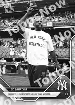 CC Sabathia - 2025 MLB Topps NOW® - Card 675 - PR: 663