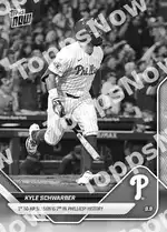 Kyle Schwarber - 2025 MLB Topps NOW® - Card 682 - PR: 3463