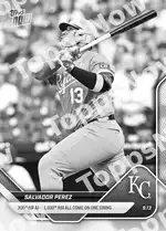 Salvador Perez - 2025 MLB Topps NOW® - Card 707 - PR: 1452