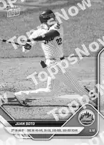 Juan Soto - 2025 MLB Topps NOW® - Card 727- PR: 3776