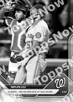 Daylen Lile - 2025 MLB Topps NOW® - Card 737 - PR: 832
