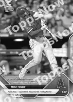 Mike Trout - 2025 MLB Topps NOW® - Card 742- PR: 14912