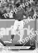 José Ramírez - 2025 MLB Topps NOW® - Card 773 - PR: 717