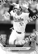 Dylan Beavers 2025 Topps NOW #774 Card Details