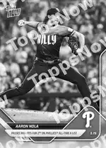 Aaron Nola - 2025 MLB Topps NOW® - Card 777 - PR: 929