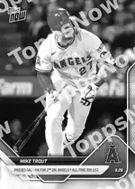 Mike Trout - 2025 MLB Topps NOW® - Card 780 - PR: 916