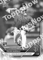 Trevor McDonald - 2025 MLB Topps NOW® - Card 781 - PR: 708