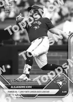 Alejandro Kirk 2025 Topps NOW #788 カード情報