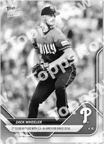Zack Wheeler - 2025 MLB Topps NOW® - Card 80 - PR: 566