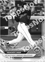 Francisco Lindor - 2025 MLB Topps NOW® - Card 81- PR: 3875