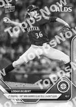 Logan Gilbert - 2025 MLB Topps NOW® - Card 837 - PR: 762