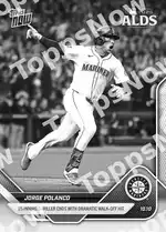 Jorge Polanco - 2025 MLB Topps NOW® - Card 853 - PR: 3586, short prints