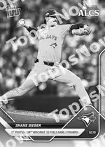 Shane Bieber - 2025 MLB Topps NOW® - Card 873 - PR: 682
