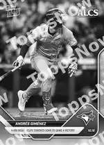 Andrés Giménez - 2025 MLB Topps NOW® - Card 879 - PR: 494