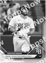 Jonathan Aranda - 2025 MLB Topps NOW® - Card 89 - PR: 274