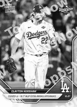 Clayton Kershaw - 2025 MLB Topps NOW® - Card 905 - PR: 6614