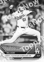 Will Klein 2025 Topps NOW #907 Card Details