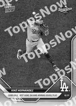 Kiké Hernández - 2025 MLB Topps NOW® - Card 918 - PR: 6879