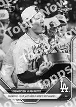 Yoshinobu Yamamoto - 2025 MLB Topps NOW® - Card 926 - PR: 41205
