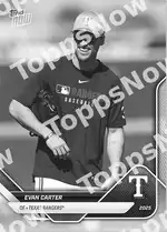 2025 Texas Rangers MLB Topps NOW® Road To Opening Day 11-Card Team Set 2025 Topps NOW #TEAMSET-RAN-T Card Details