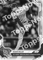 Mason Miller - 2026 MLB Topps NOW® - Card 122 - PR: 1448