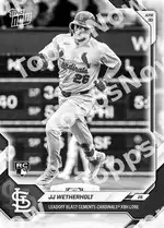 JJ Wetherholt - 2026 MLB Topps NOW® - Card 144 - PR: 2056
