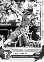 Justin Crawford - 2026 MLB Topps NOW® - Card 145 - PR: 1232