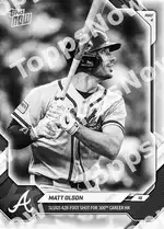 Matt Olson - 2026 MLB Topps NOW® - Card 160 - PR: 1232