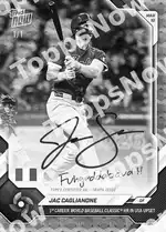 Jac Caglianone - 2026 World Baseball Classic Topps NOW® - Card 23 - PR: 7841 Look for Autos