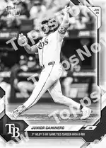 Junior Caminero 2026 Topps NOW #377 Card Details