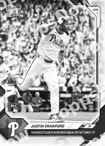 Justin Crawford - 2026 MLB Topps NOW® - Card 39 - PR: 2339