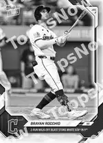 Brayan Rocchio - 2026 MLB Topps NOW® - Card 406 - PR: 576