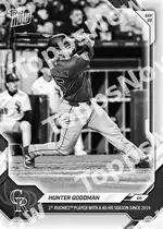 Hunter Goodman 2026 Topps NOW #729 カード情報