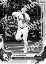 JJ Wetherholt - 2026 MLB Topps NOW® - Card 86 - PR: 2926