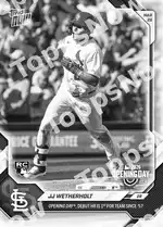 JJ Wetherholt 2026 Topps NOW #8 カード情報