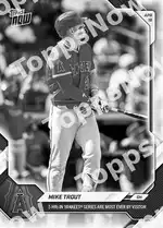 Mike Trout - 2026 MLB Topps NOW® - Card 91 - PR: 3881