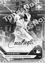 Carlos Beltrán - 2025 MLB Topps NOW® - Card OS-15 - PR: 2482