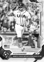 Kyle Schwarber - 2026 World Baseball Classic Topps NOW® - Card 14 - PR: 2376
