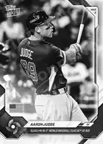 Aaron Judge - 2026 World Baseball Classic Topps NOW® - Card 8 - PR: 12,508 Look for Relics and Auto-Relic