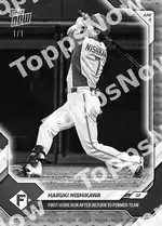 Haruki Nishikawa 2026 Topps NOW #13 Card Details